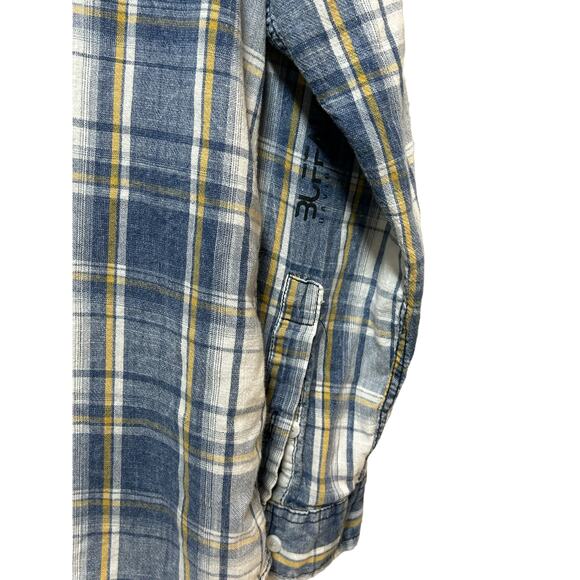 Buffalo Jean's Long Sleeve Button's Down‎ Collared Shirt Plaid  Men's Size Large - Picture 5 of 8